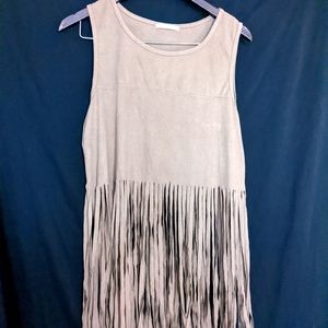 Boho fringe tank top